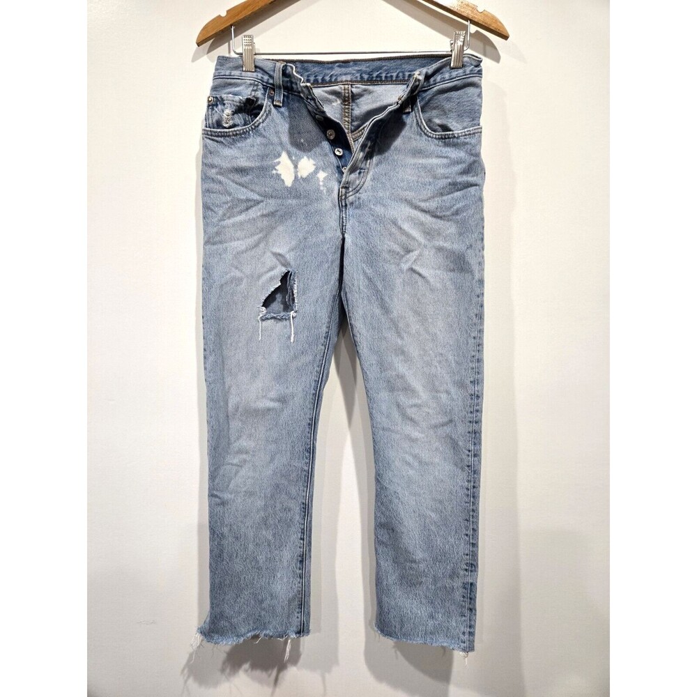 Levi's Light Blue Straight Leg Jeans
